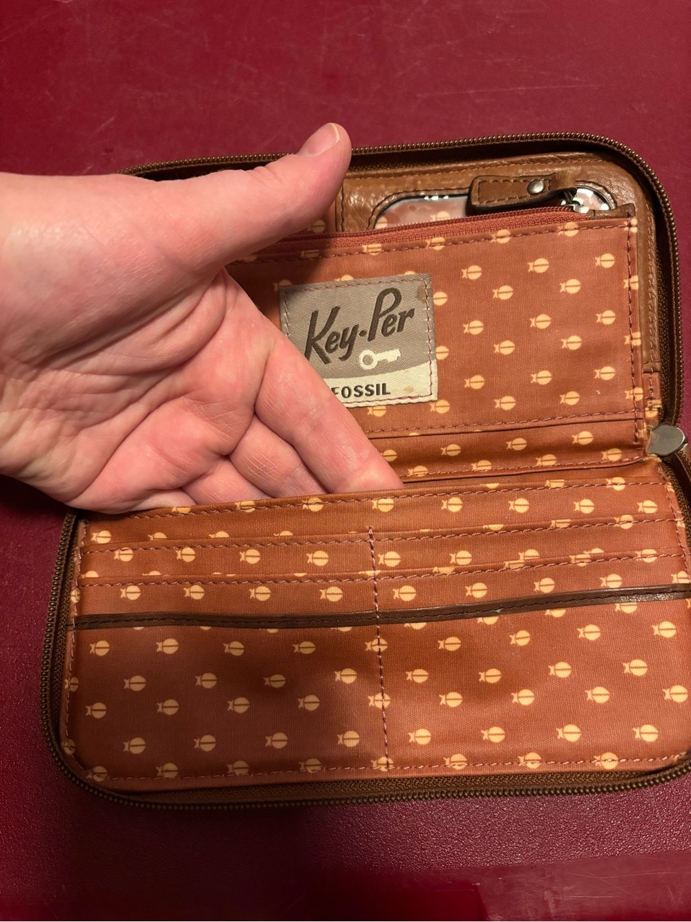 Fossil Wallet w/ matching wallet - Picture 12 of 16